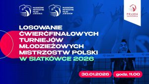LOSOWANIE GRUP ĆWIERĆFINAŁOWYCH JUNIOREK I JUNIORÓW