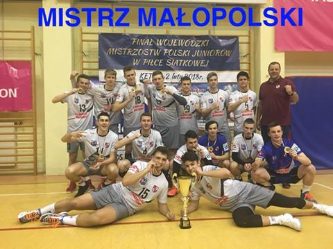 Mistrz Malopolski Juniorow w sezonie 2017 2018 UMKS KECZANIN Kety